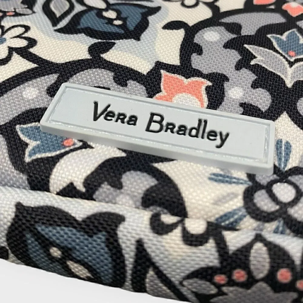 Vera Bradley Lisbon Medallion Lighten Up Wipes Pouch Blue Makeup Travel Bag New